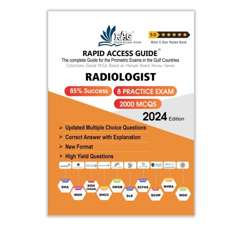 Radiologist Prometric Exam MCQ Book Updated Questions 2024