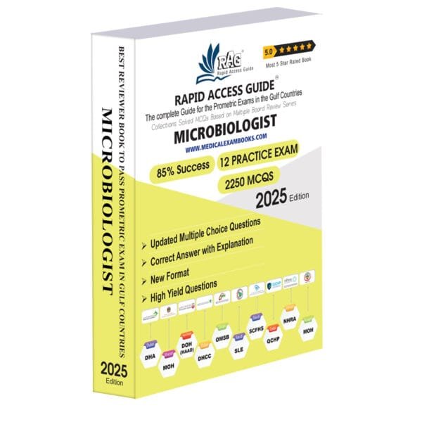 Microbiologist Prometric Exam Book MCQs